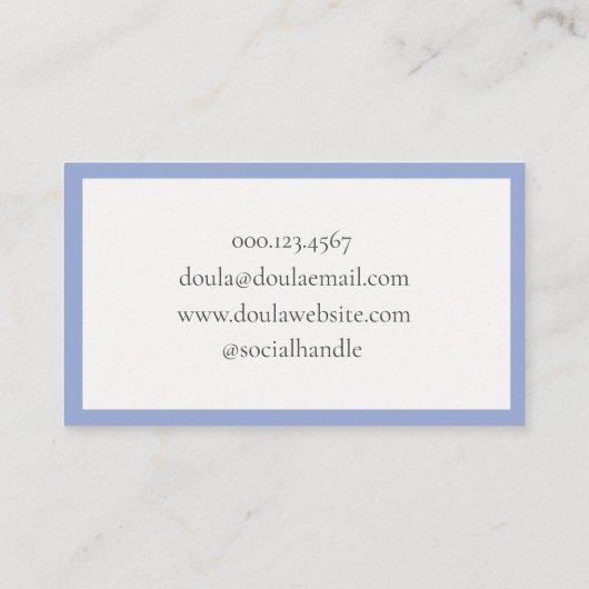 Visitekaartje (Achterkant)