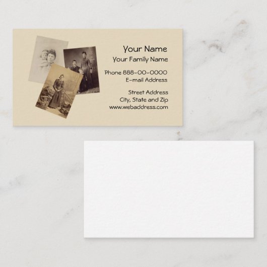 Visitekaartje (Voorkant / Achterkant)