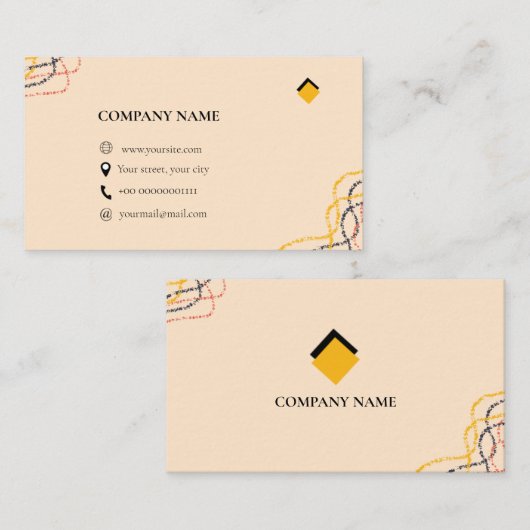 VISITEKAARTJE (Voorkant / Achterkant)