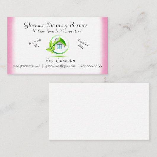 Visitekaartje (Voorkant / Achterkant)