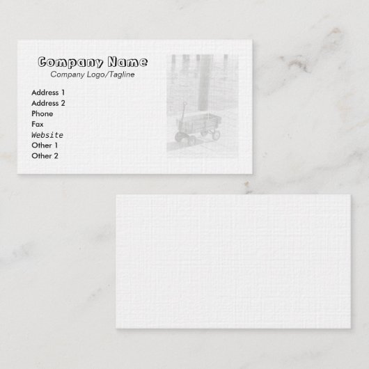  Visitekaartje (Voorkant / Achterkant)