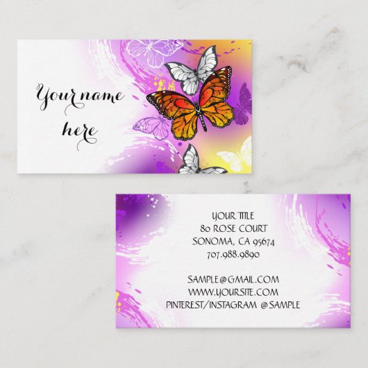 Visitekaartje (Voorkant / Achterkant)