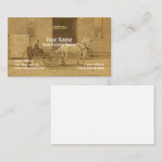 Visitekaartje (Voorkant / Achterkant)