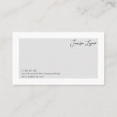 Visitekaartje (Achterkant)