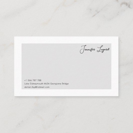 Visitekaartje (Achterkant)