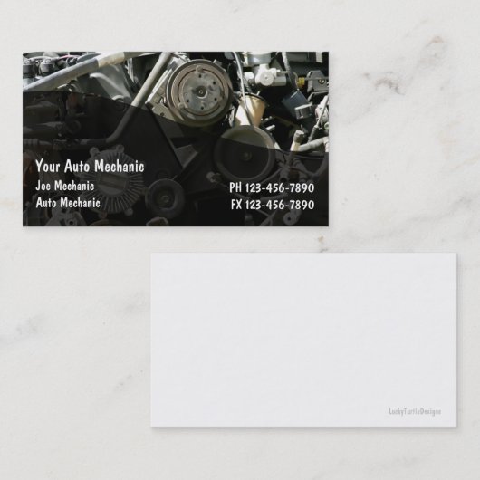 Visitekaartje (Voorkant / Achterkant)