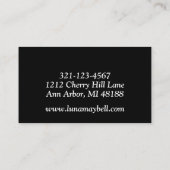 Visitekaartje (Achterkant)