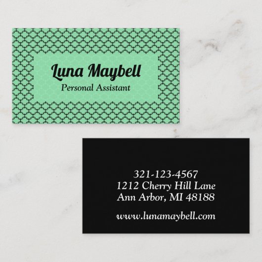 Visitekaartje (Voorkant / Achterkant)