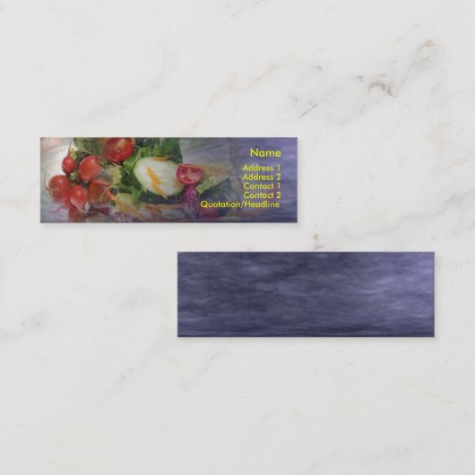 Visitekaartje (Voorkant / Achterkant)