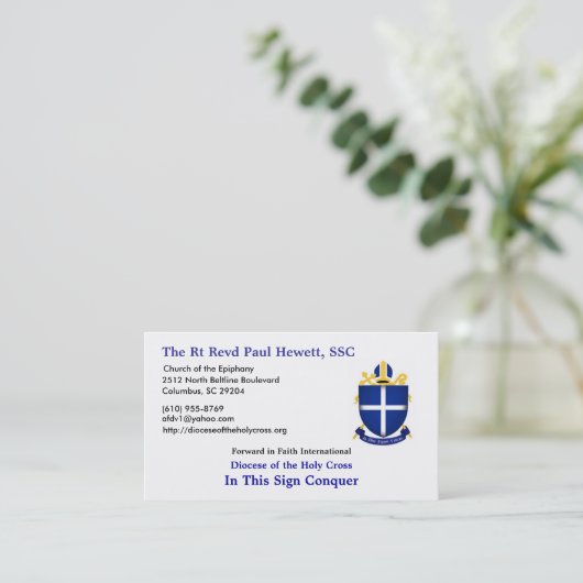 Visitekaartje (Staand voorkant)