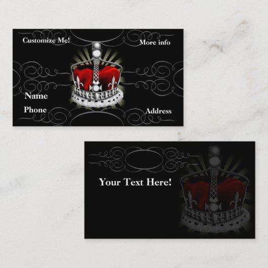 Visitekaartje (Voorkant / Achterkant)