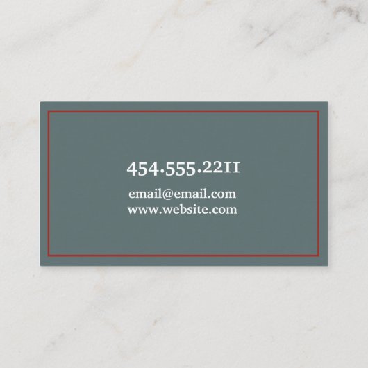 Visitekaartje (Achterkant)