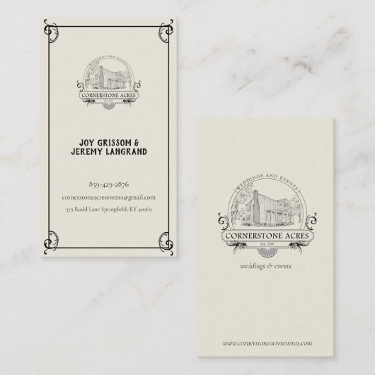 Visitekaartje (Voorkant / Achterkant)