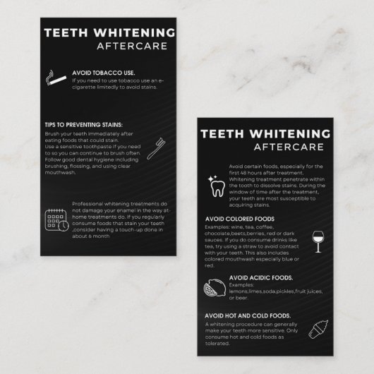 Visitekaartje (Voorkant / Achterkant)