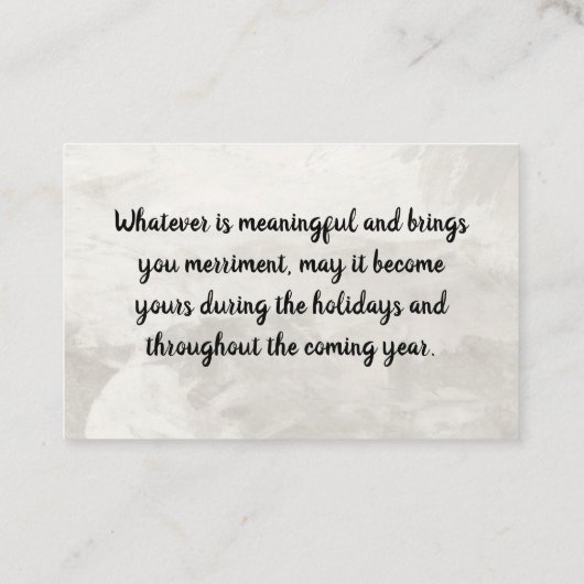 Visitekaartje (Achterkant)