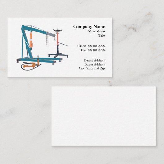 Visitekaartje (Voorkant / Achterkant)