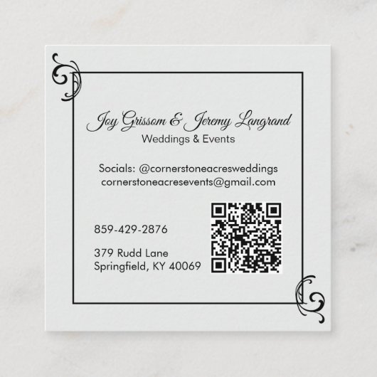 Visitekaartje (Achterkant)