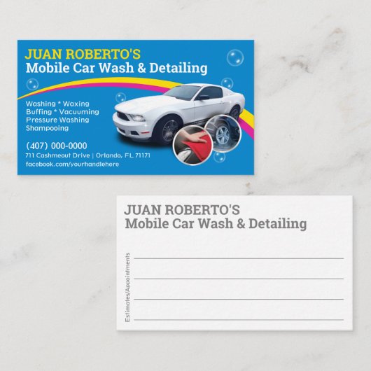 Visitekaartje (Voorkant / Achterkant)