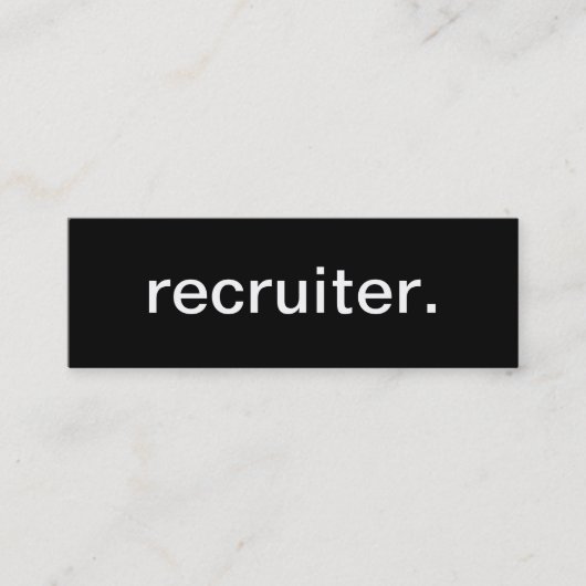 Visitekaartje (Voorkant)