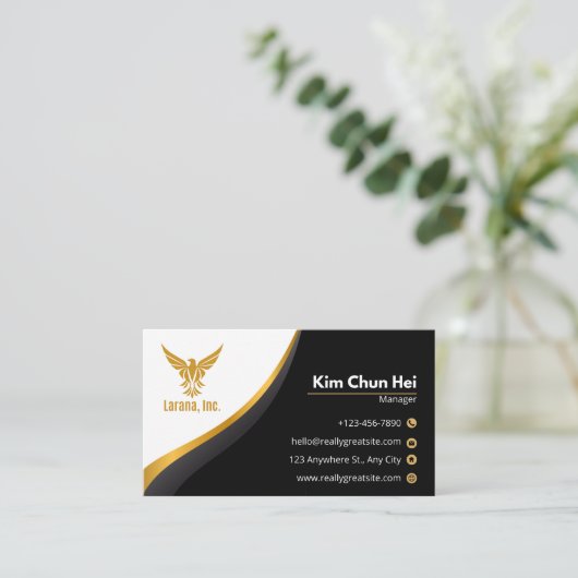 visitekaartje (Staand voorkant)