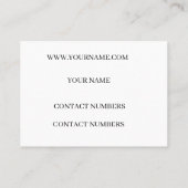 Visitekaartje (Achterkant)