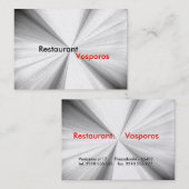 Visitekaartje (Voorkant / Achterkant)