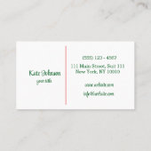 Visitekaartje (Achterkant)