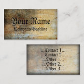  Visitekaartje (Voorkant / Achterkant)