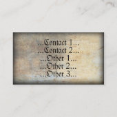  Visitekaartje (Achterkant)