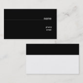 Visitekaartje (Voorkant / Achterkant)