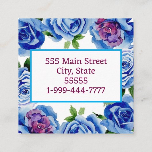 Visitekaartje (Achterkant)