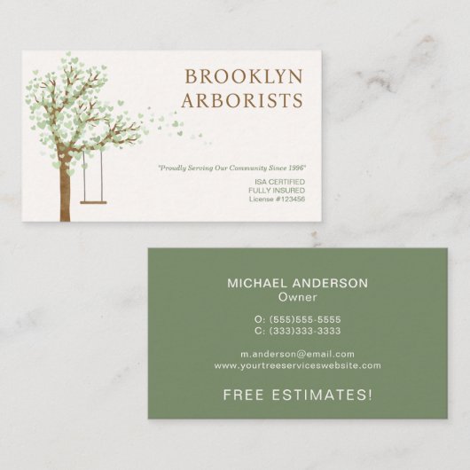 Visitekaartje (Voorkant / Achterkant)