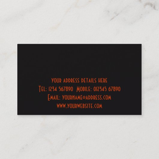 Visitekaartje (Achterkant)