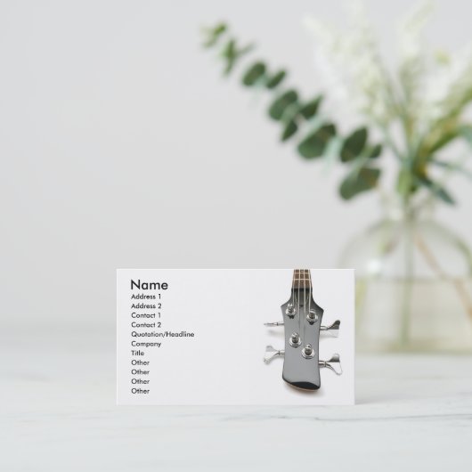 Visitekaartje (Staand voorkant)