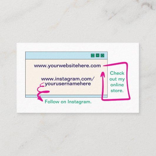  Visitekaartje (Achterkant)