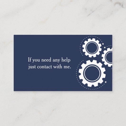 Visitekaartje (Achterkant)