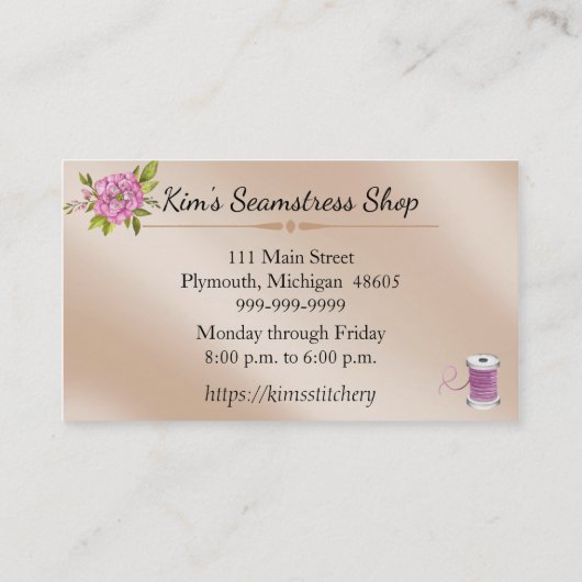  Visitekaartje (Achterkant)