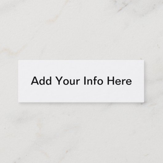 Visitekaartje (Achterkant)