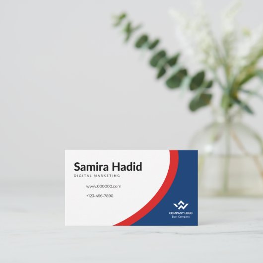 Visitekaartje (Staand voorkant)