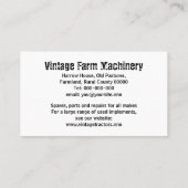  visitekaartje (Achterkant)