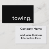 Visitekaartje (Voorkant / Achterkant)