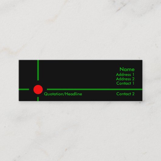 Visitekaartje (Voorkant)