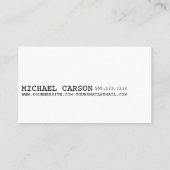 Visitekaartje (Achterkant)