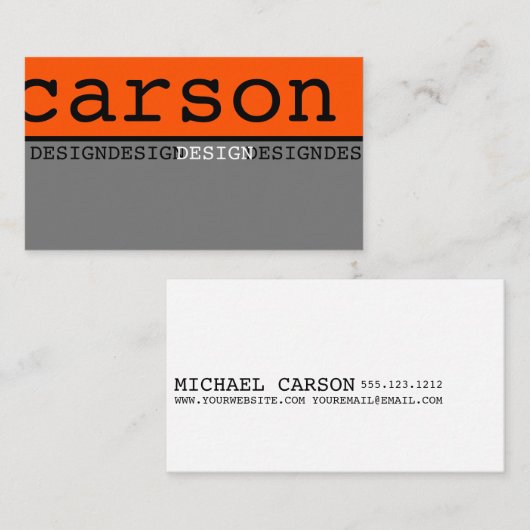 Visitekaartje (Voorkant / Achterkant)