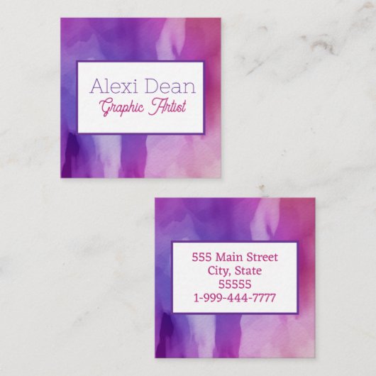 Visitekaartje (Voorkant / Achterkant)