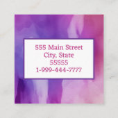 Visitekaartje (Achterkant)