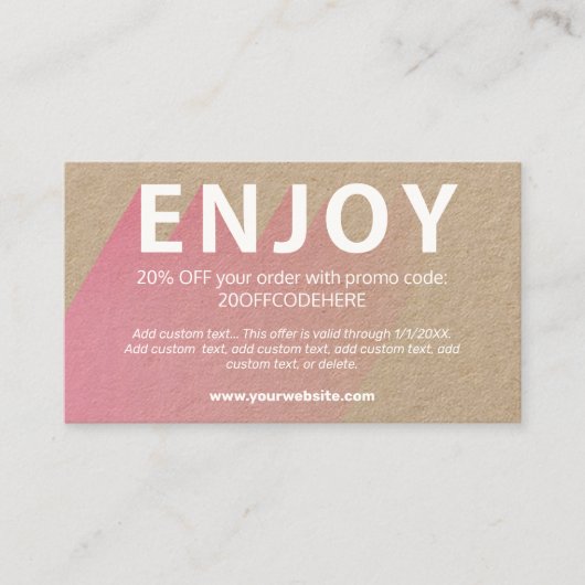 Visitekaartje (Voorkant)