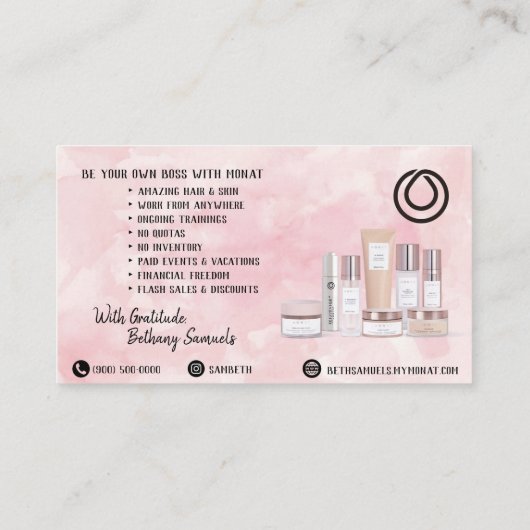 Visitekaartje (Achterkant)