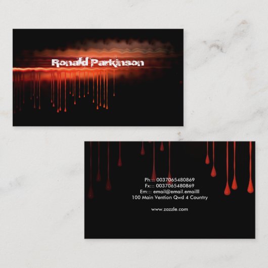 visitekaartje (Voorkant / Achterkant)