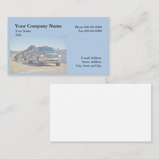 Visitekaartje (Voorkant / Achterkant)